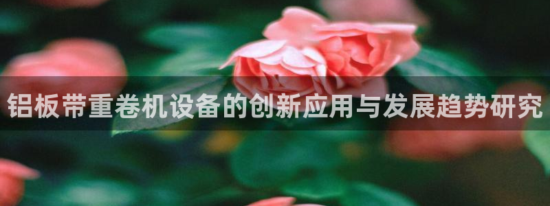 天宏娱乐开户：铝板带重卷机设备的创新应用与发展趋势研究