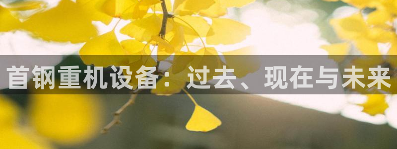 天宏娱乐星空大叔：首钢重机设备：过去、现在与未来