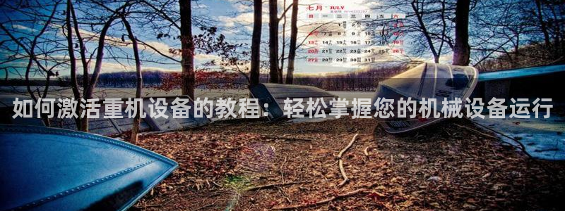 秦皇岛天宏娱乐会所电话：如何激活重机设备的教程：轻松掌握您的