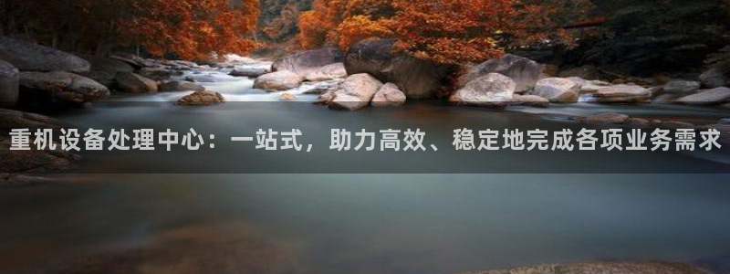 宏天广场娱乐：重机设备处理中心：一站式，助力高效、稳定地完成